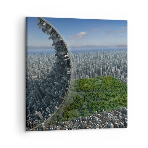 Impression sur toile - Image sur toile - La nature est éternelle - 60x60 cm