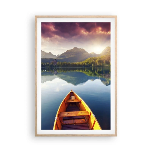 Affiche dans un chêne clair - Poster - Rien contre nature - 61x91 cm