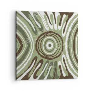 Impression sur toile - Image sur toile - Une explosion d'émotions - 70x70 cm