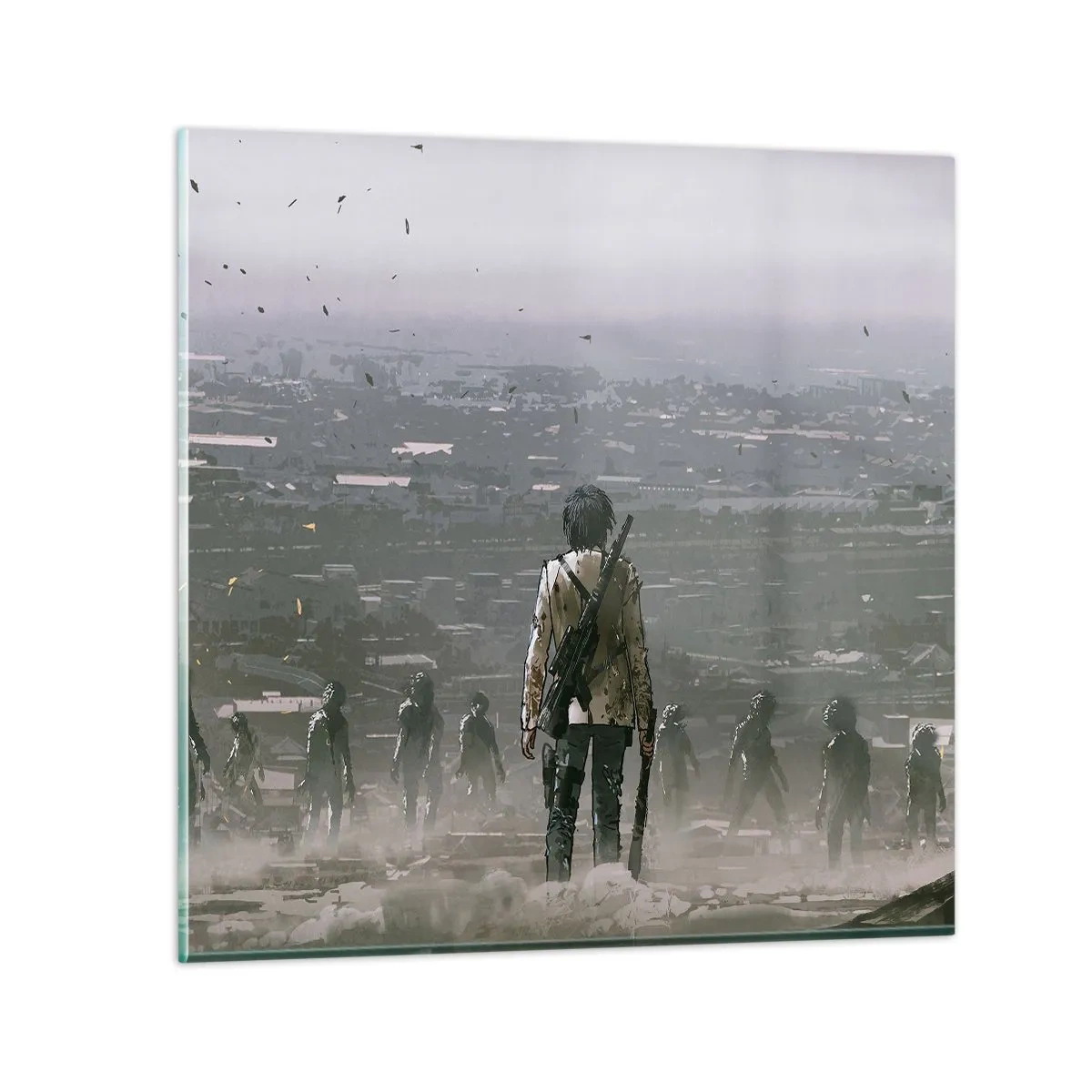 Impression sur verre - Image sur verre - Dernier samaritain ? - 30x30 cm