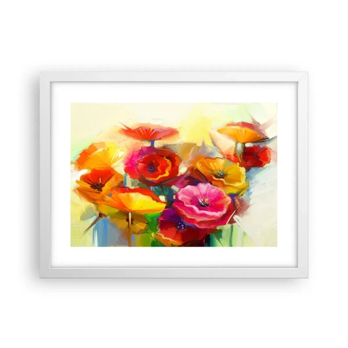 Affiche dans un cadre blanc - Poster - Pas seulement rouge - 40x30 cm