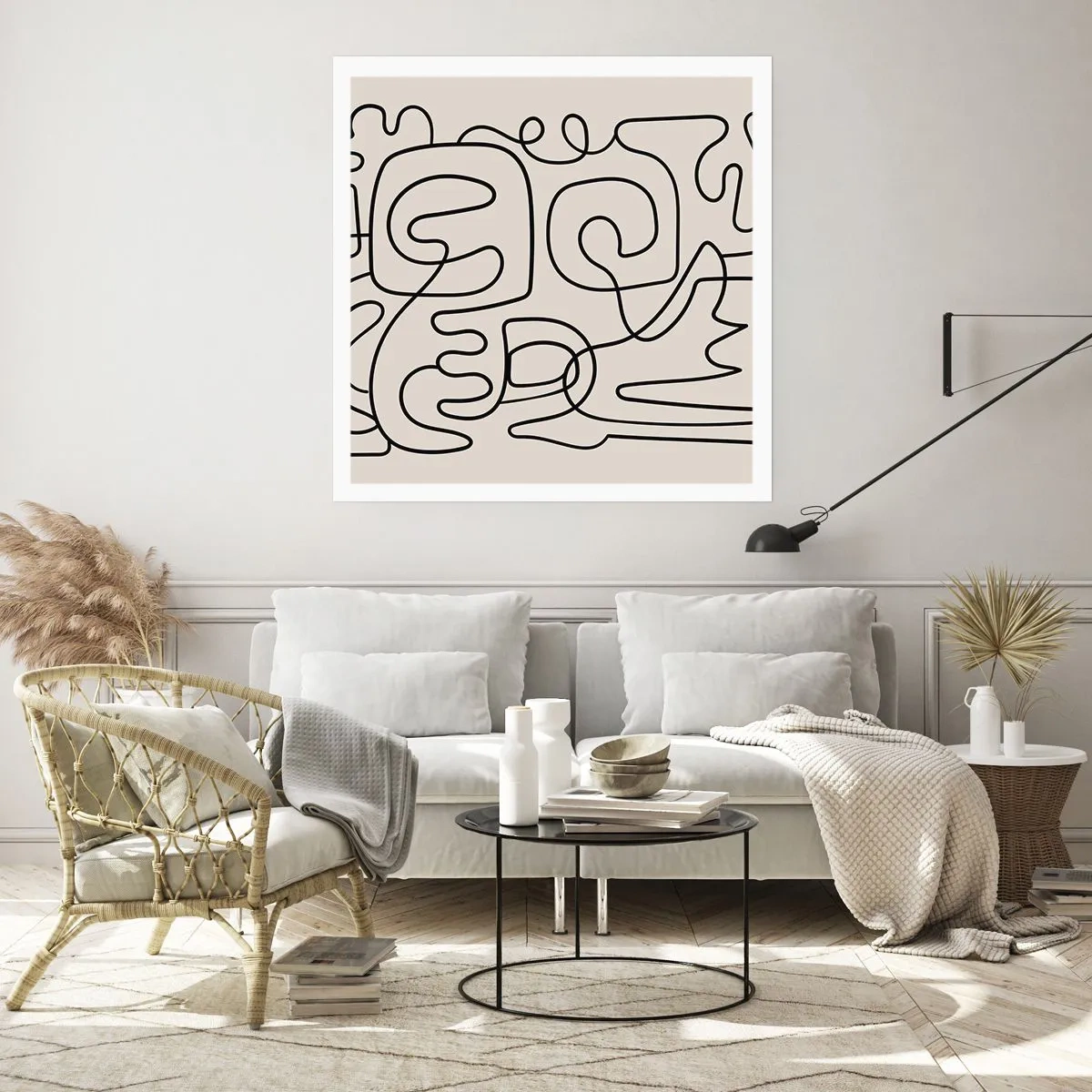 Affiche - Poster - Suivez les indices - 50x50 cm