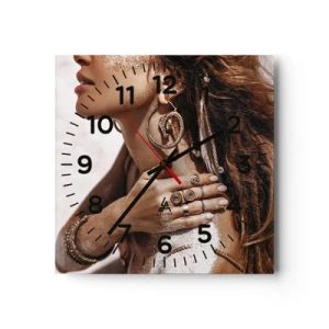 Horloge murale - Pendule murale - Reine des plages sauvages - 30x30 cm