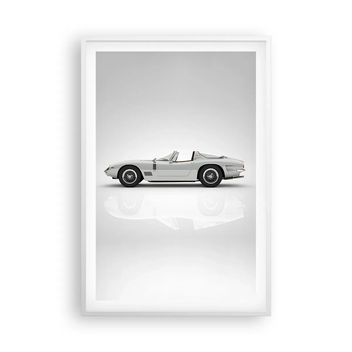 Affiche dans un cadre blanc - Poster - Promesse de plaisir - 61x91 cm