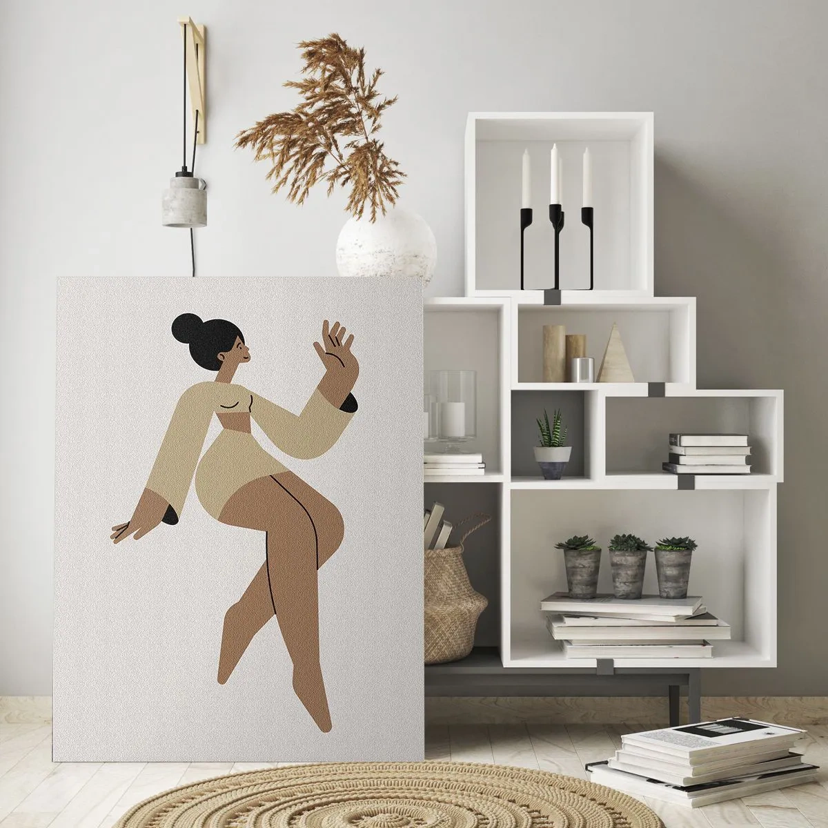 Impression sur verre - Image sur verre - Une forme gracieuse - 70x100 cm