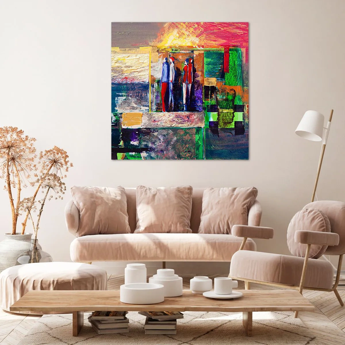 Impression sur toile - Image sur toile - Relations et émotions - 50x50 cm