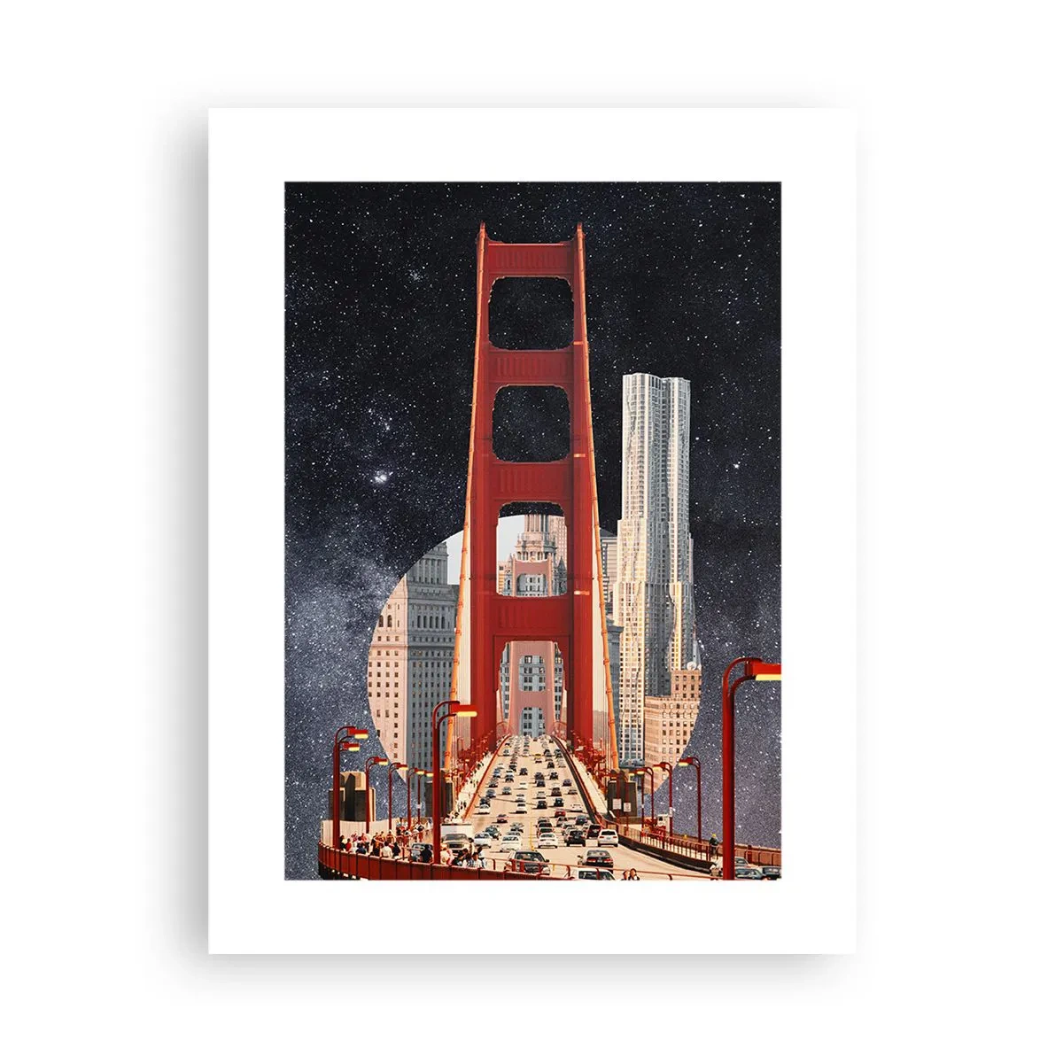 Affiche - Poster - Toujours au centre - 30x40 cm