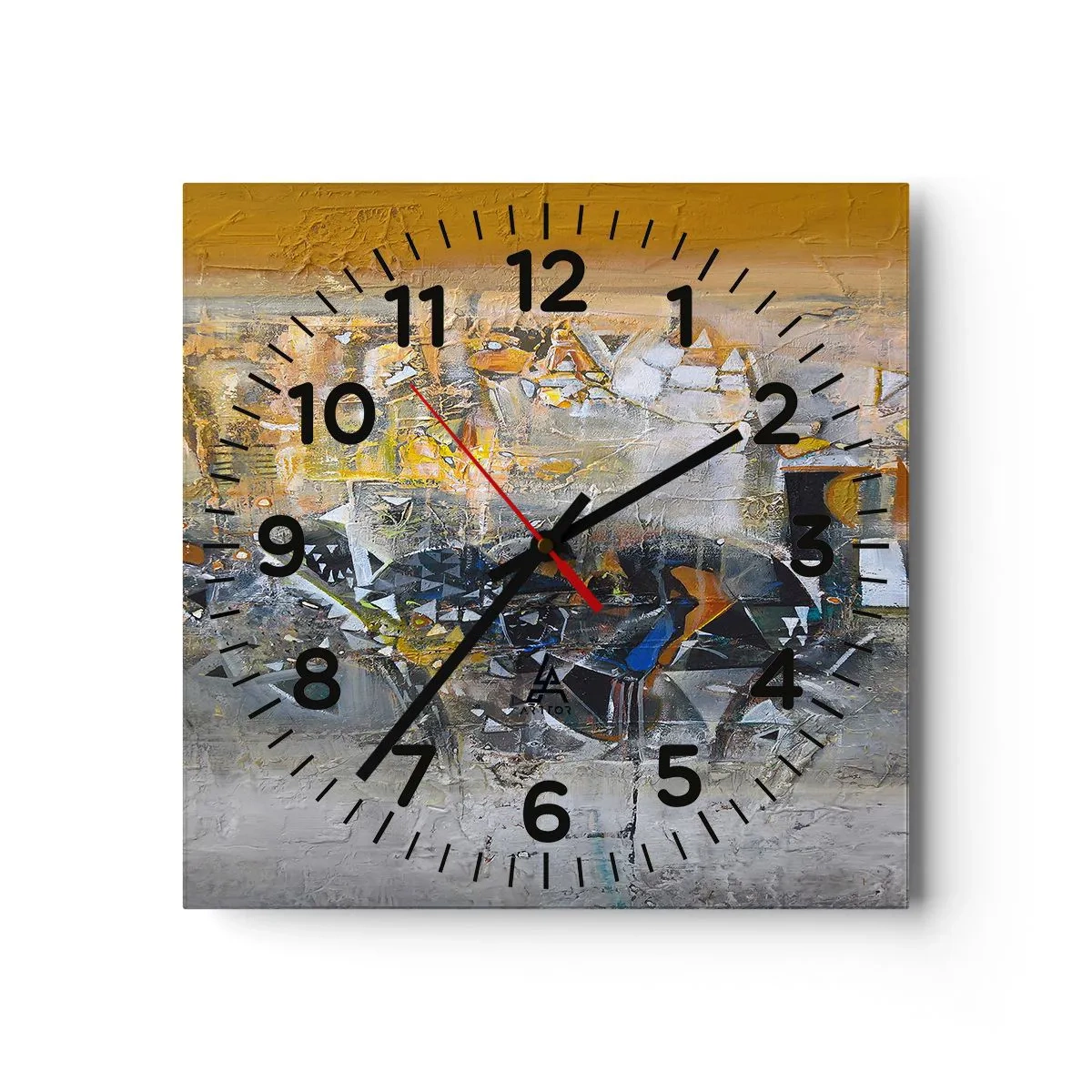 Horloge murale - Pendule murale - Tout se met en place - 40x40 cm