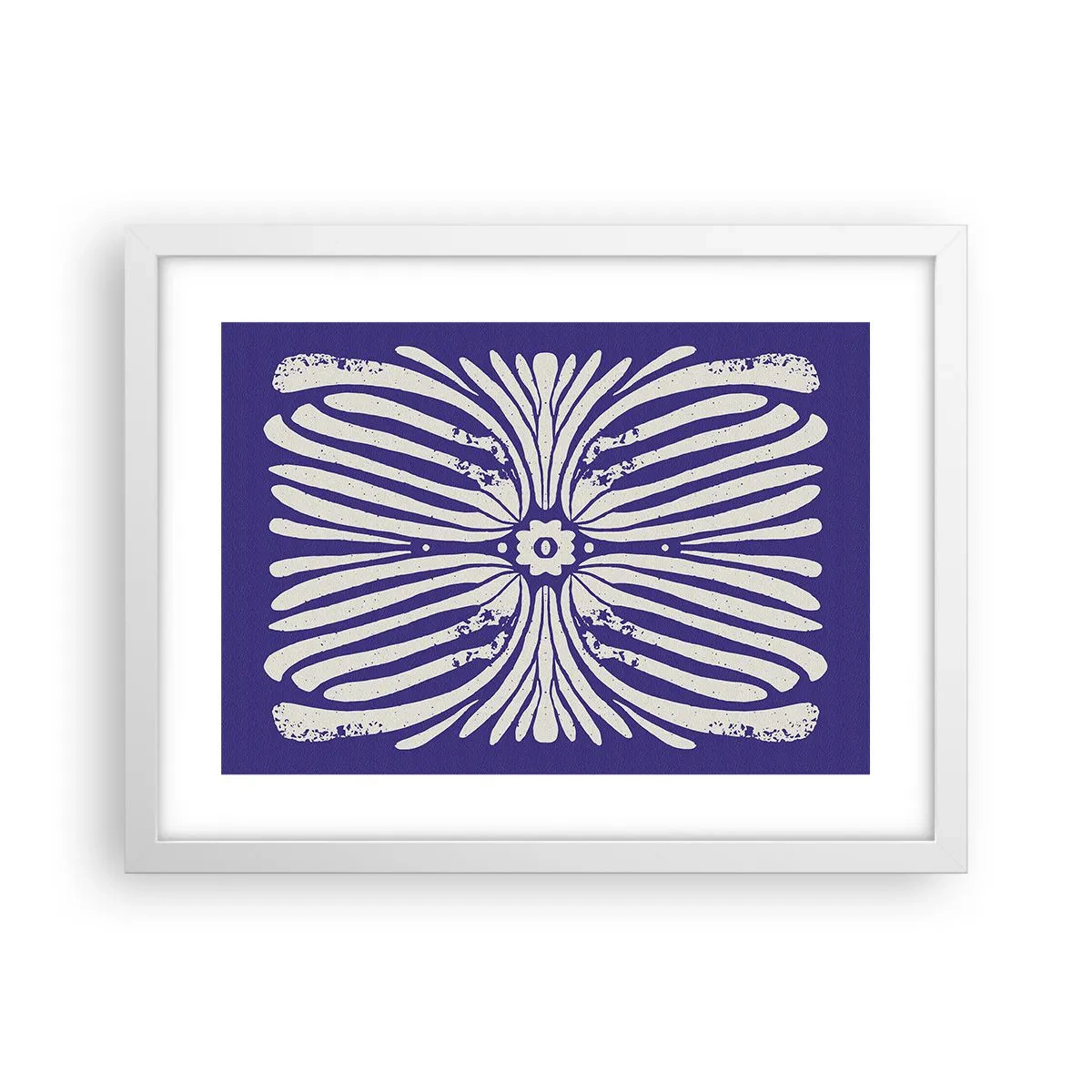 Affiche dans un cadre blanc - Poster - Inspirations ethniques - 40x30 cm