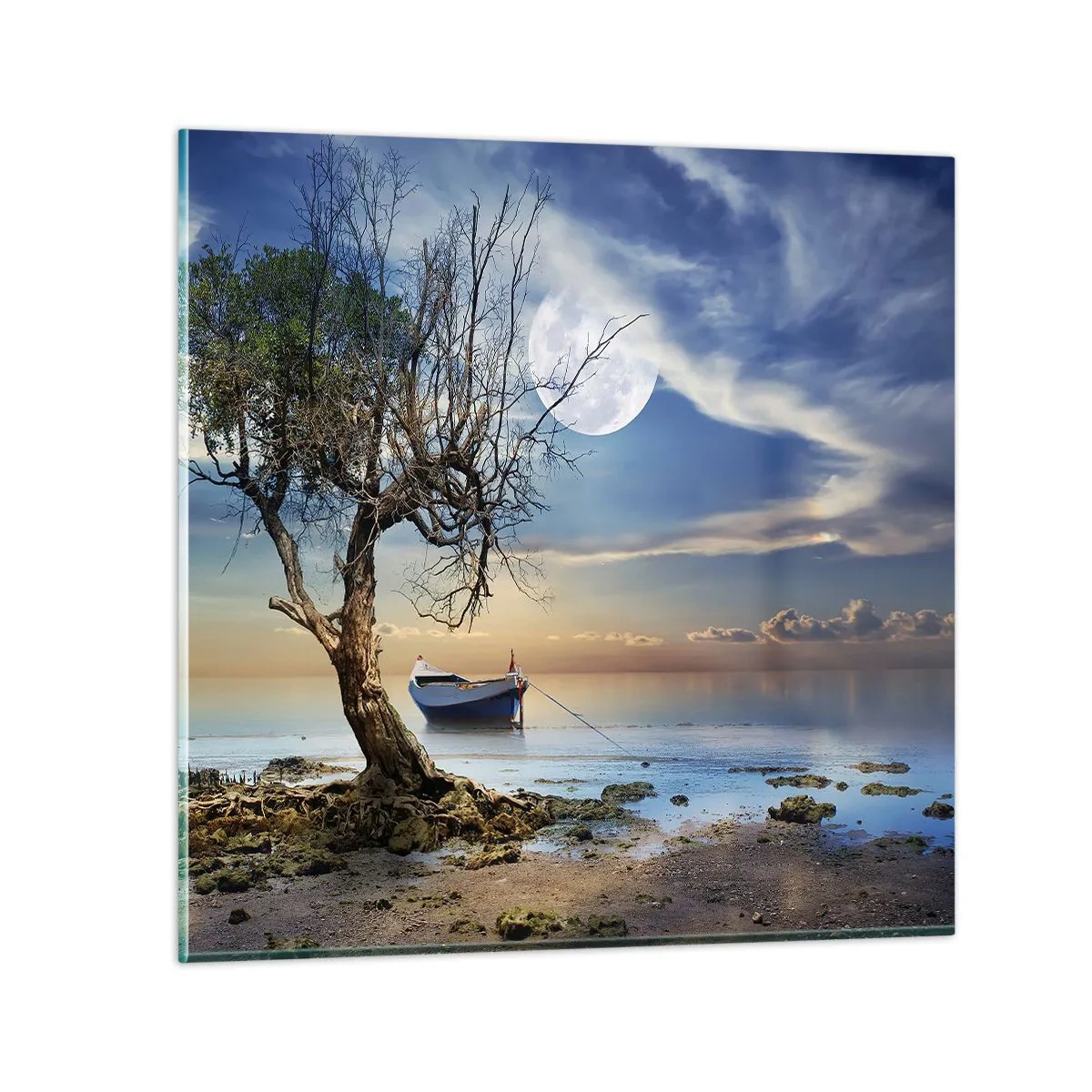 Impression sur verre - Image sur verre - Est-ce la fin ou le début ? - 40x40 cm