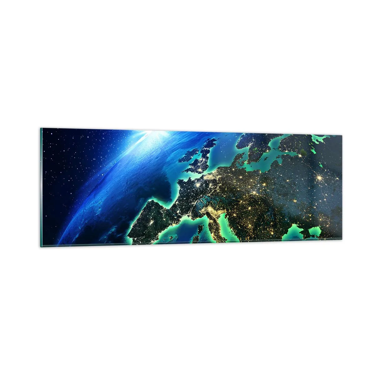 Impression sur verre - Image sur verre - Europe pétillante - 90x30 cm