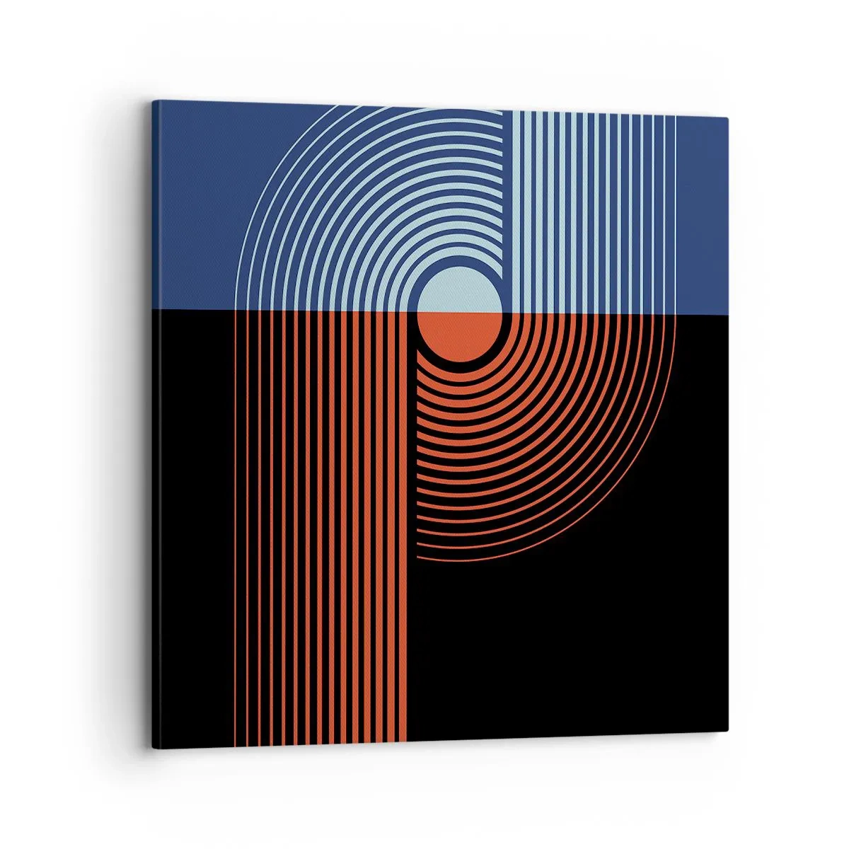 Impression sur toile - Image sur toile - Dans une étreinte géométrique - 70x70 cm