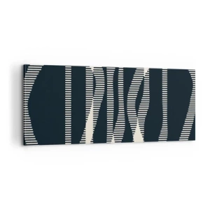 Impression sur toile - Image sur toile - Une tentative de briser l'obscurité - 100x40 cm