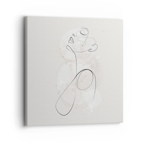 Impression sur toile - Image sur toile - Spirale de beauté - 30x30 cm