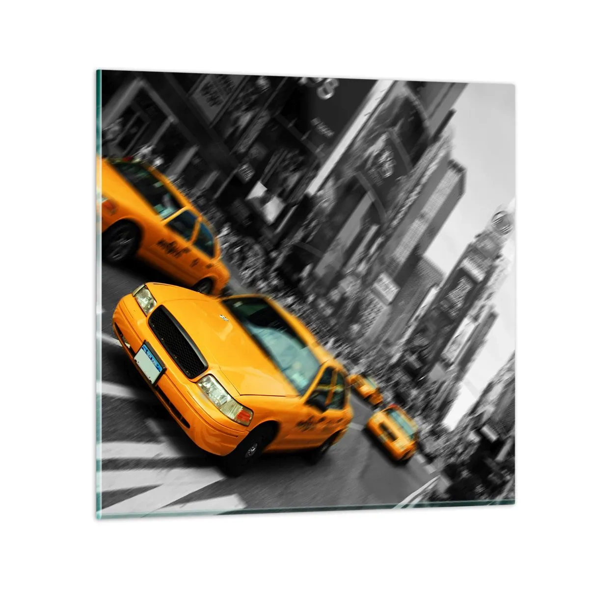 Impression sur verre - Image sur verre - Gouttes de soleil New-Yorkaise - 50x50 cm