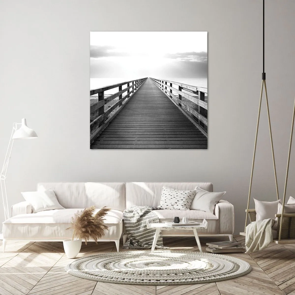 Impression sur toile - Image sur toile - A perte de vue... - 30x30 cm