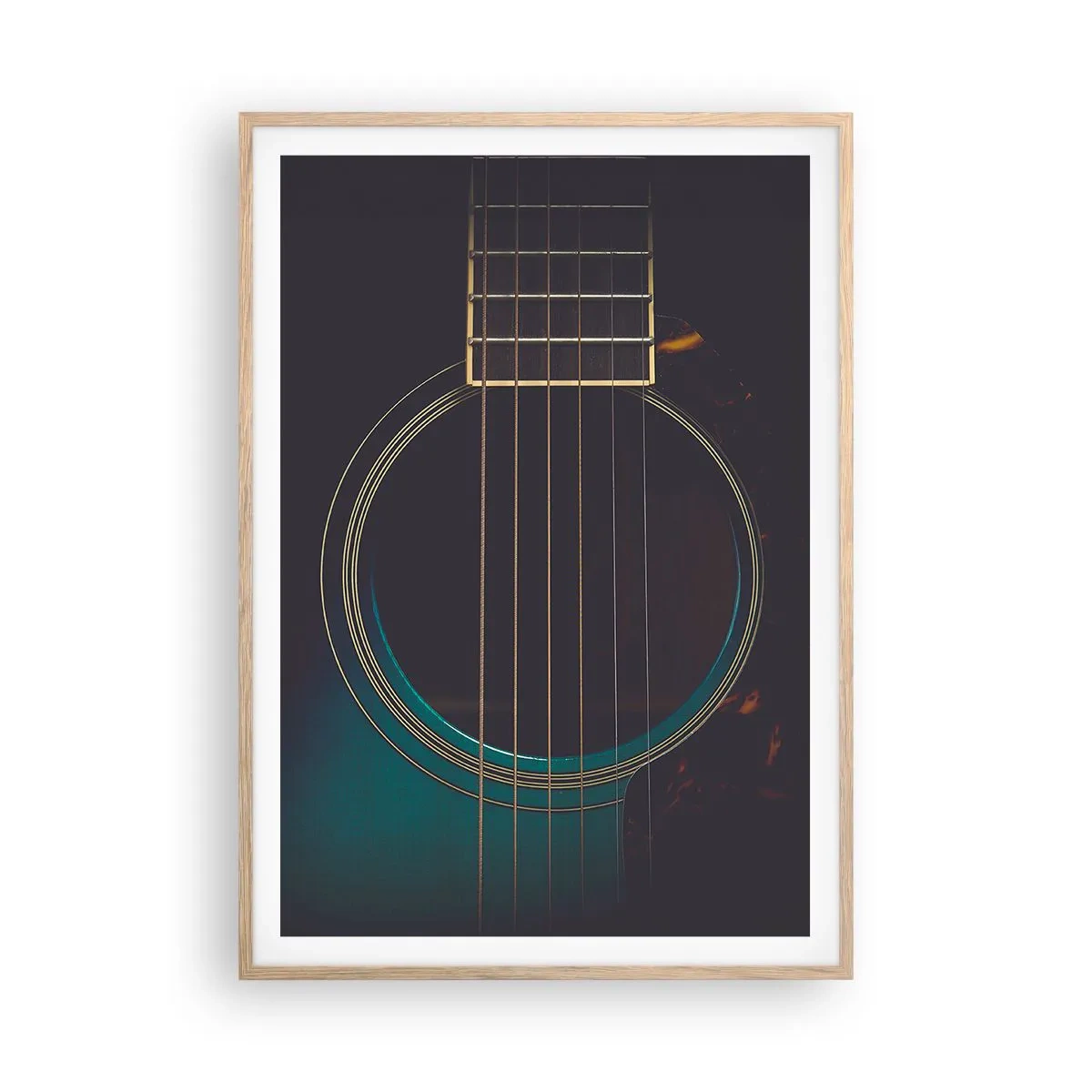 Affiche dans un chêne clair - Poster - Le calme avant la tempête - 70x100 cm