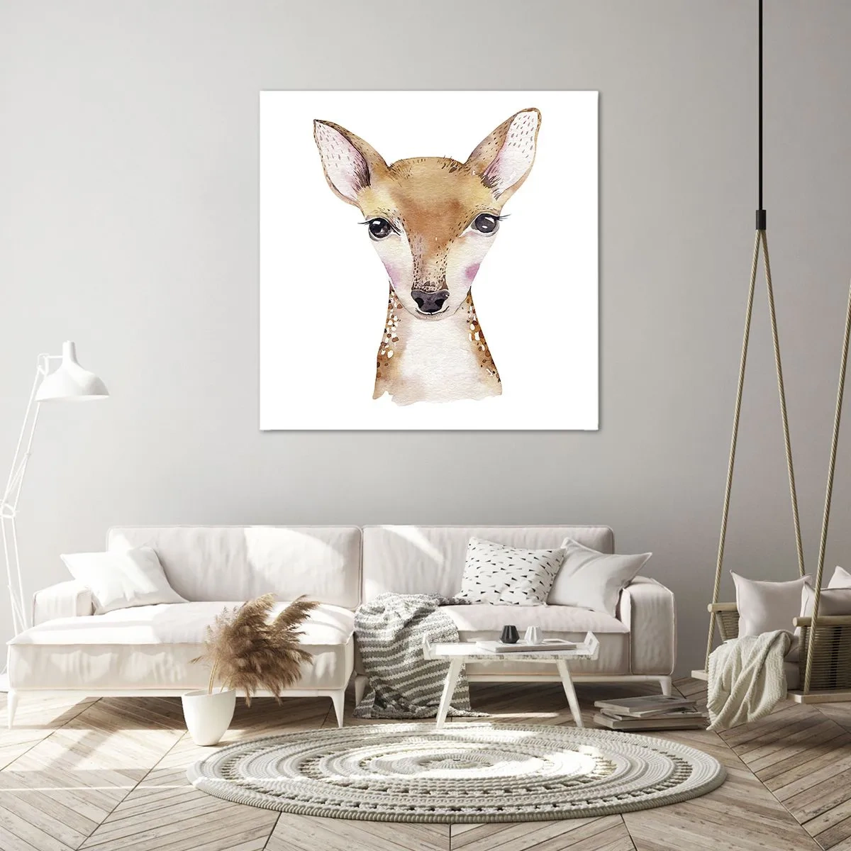 Impression sur toile - Image sur toile - L'innocence de la nature - 70x70 cm