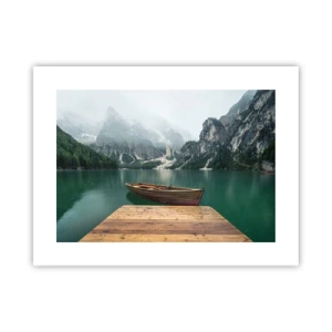 Affiche - Poster - Faire face à la fierté des rochers - 40x30 cm