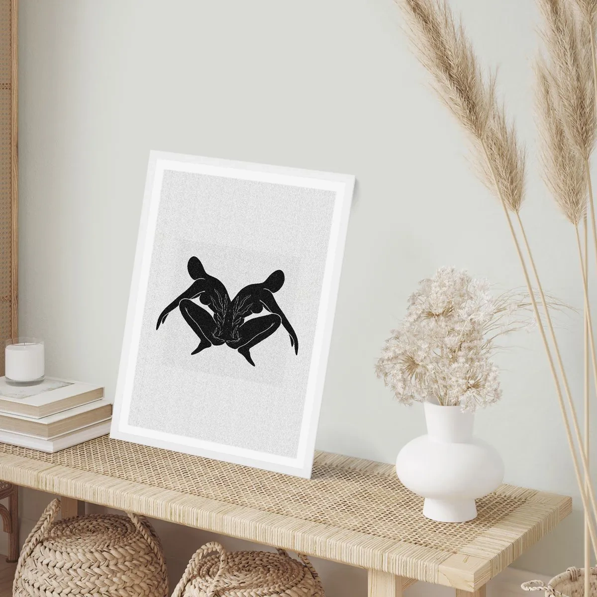 Affiche dans un cadre blanc - Poster - Une âme commune - 61x91 cm