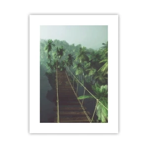 Affiche - Poster - Au fil de la verdure - 30x40 cm