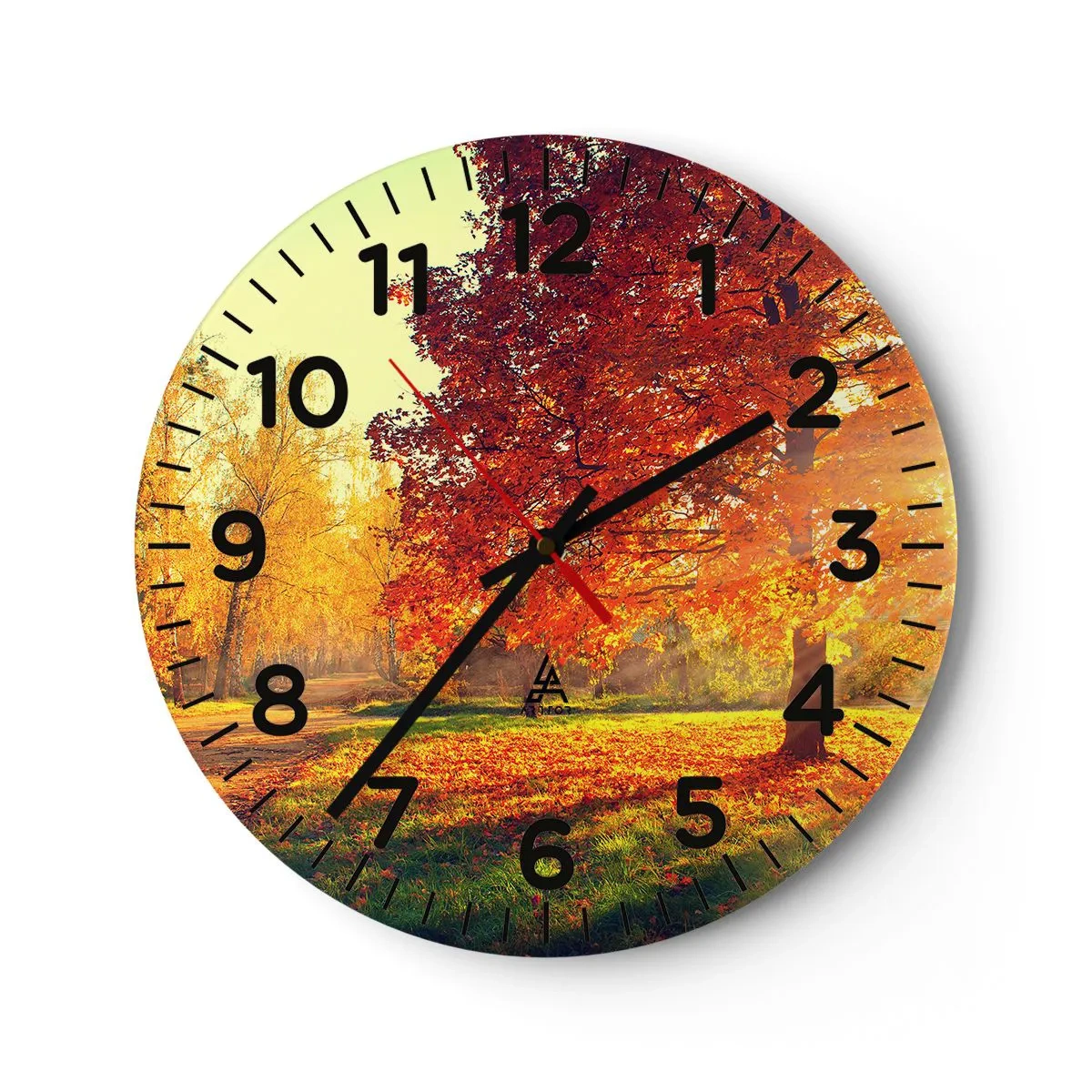 Horloge murale - Pendule murale - Le roux est beau - 40x40 cm