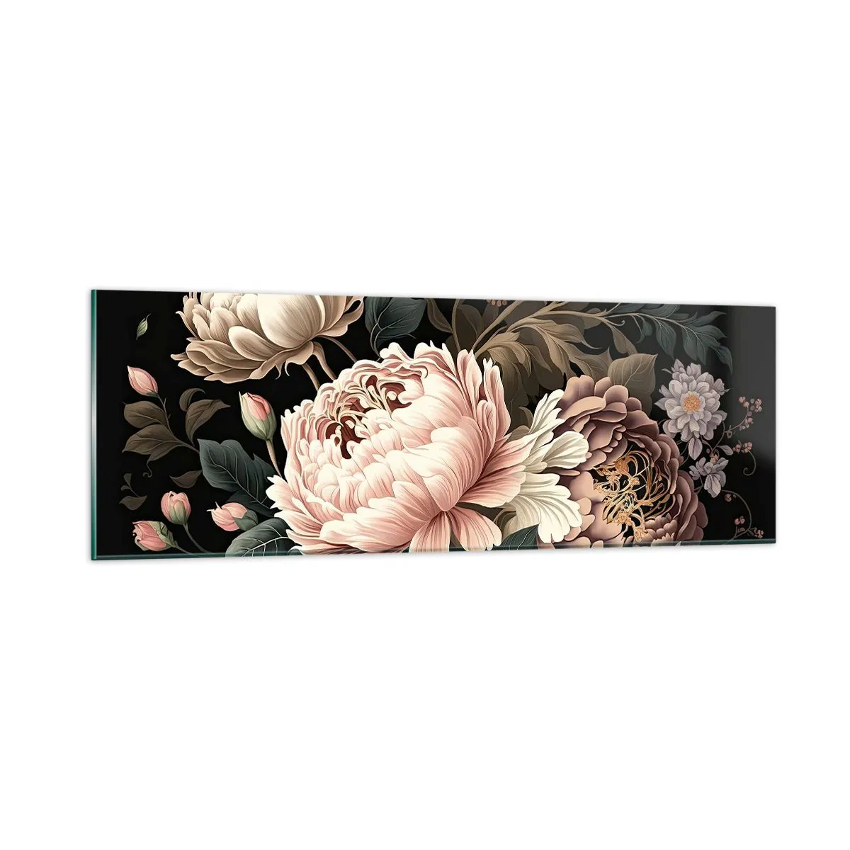 Impression sur verre - Image sur verre - De style baroque - 90x30 cm