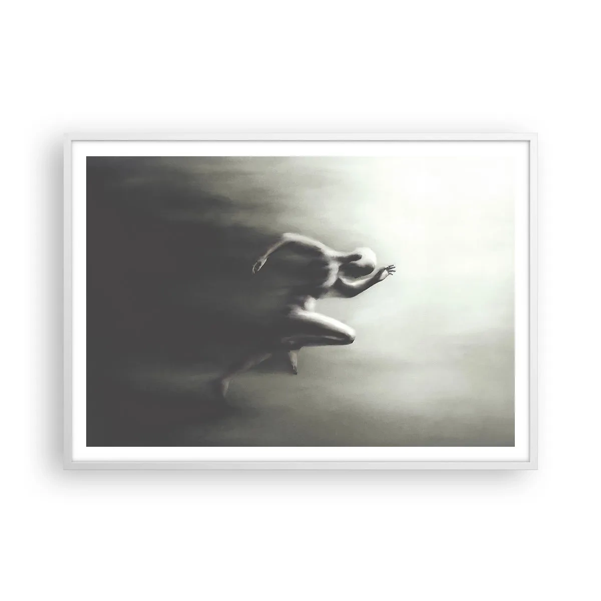 Affiche dans un cadre blanc - Poster - Inarrêtable - 100x70 cm