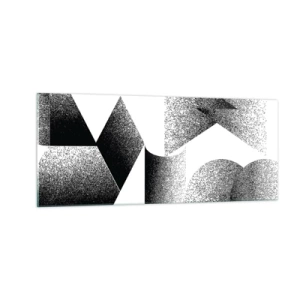 Impression sur verre - Image sur verre - Angles et ovales - 100x40 cm