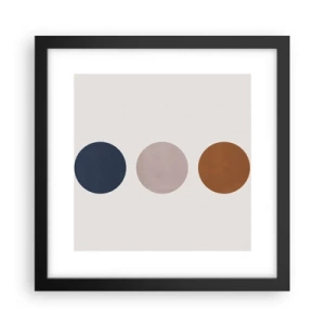 Affiche dans un cadre noir - Poster - Symbole d'excellence - 30x30 cm