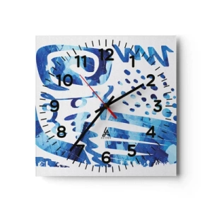 Horloge murale - Pendule murale - Retour aux racines - 30x30 cm