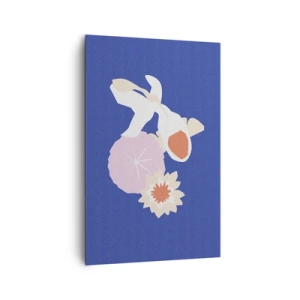 Impression sur toile - Image sur toile - Composition de fleurs et de bourgeons - 80x120 cm