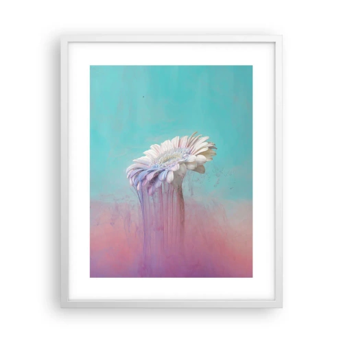 Affiche dans un cadre blanc - Poster - Le monde souterrain des fleurs - 40x50 cm