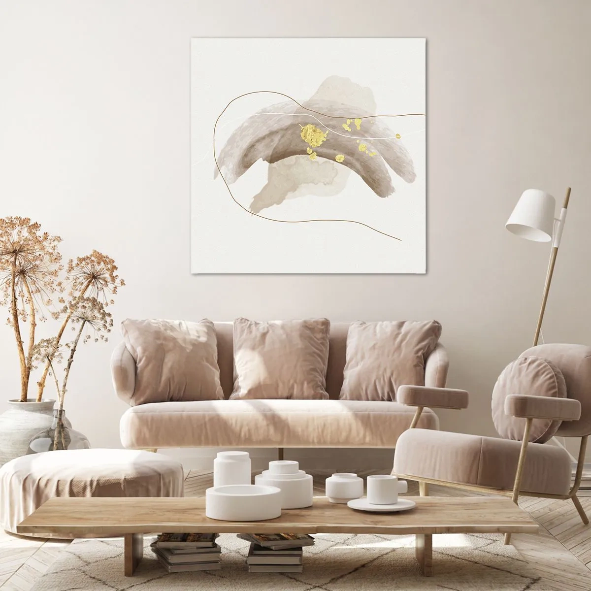 Impression sur toile - Image sur toile - rencontré dans l'espace - 50x50 cm