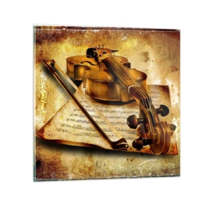 Impression sur verre - Image sur verre - Besoin immédiat d'un virtuose - 60x60 cm