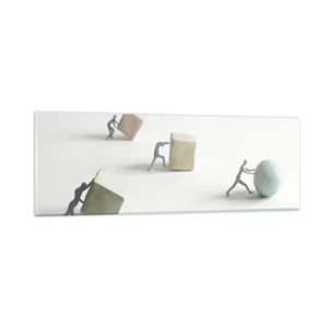 Impression sur verre - Image sur verre - Rien que la vie - 90x30 cm