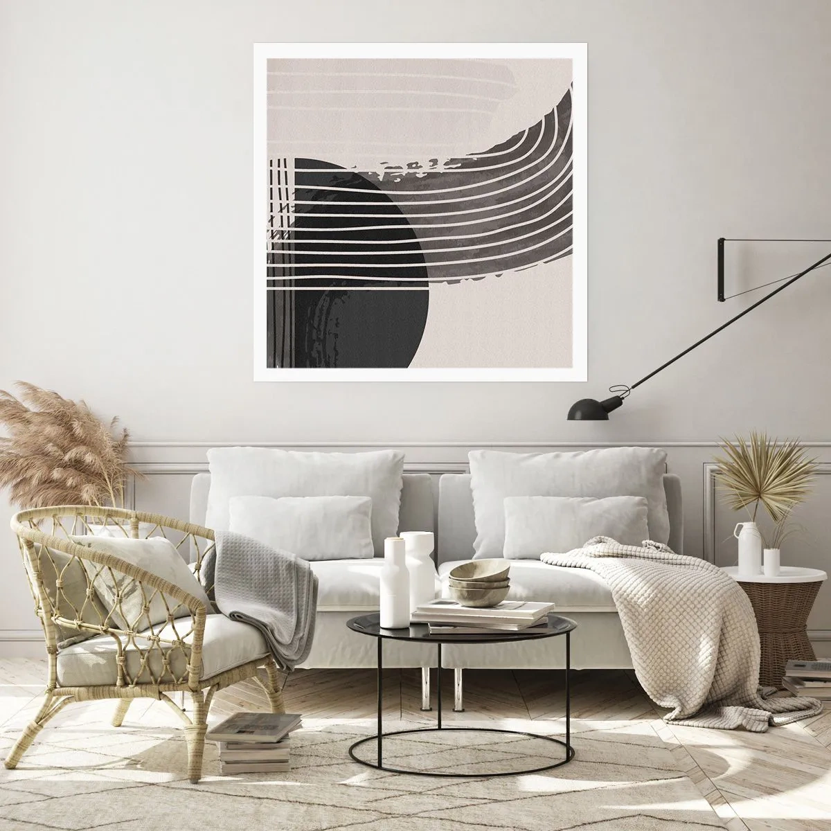 Affiche - Poster - Aller et retour - 30x30 cm