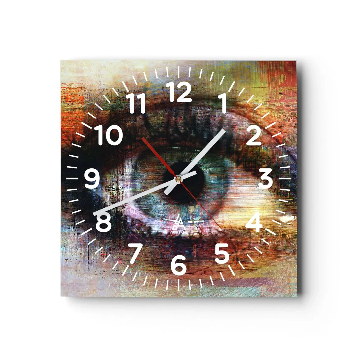 Horloge murale - Pendule murale - Vous pouvez jeter un coup d'œil dans l'âme - 30x30 cm