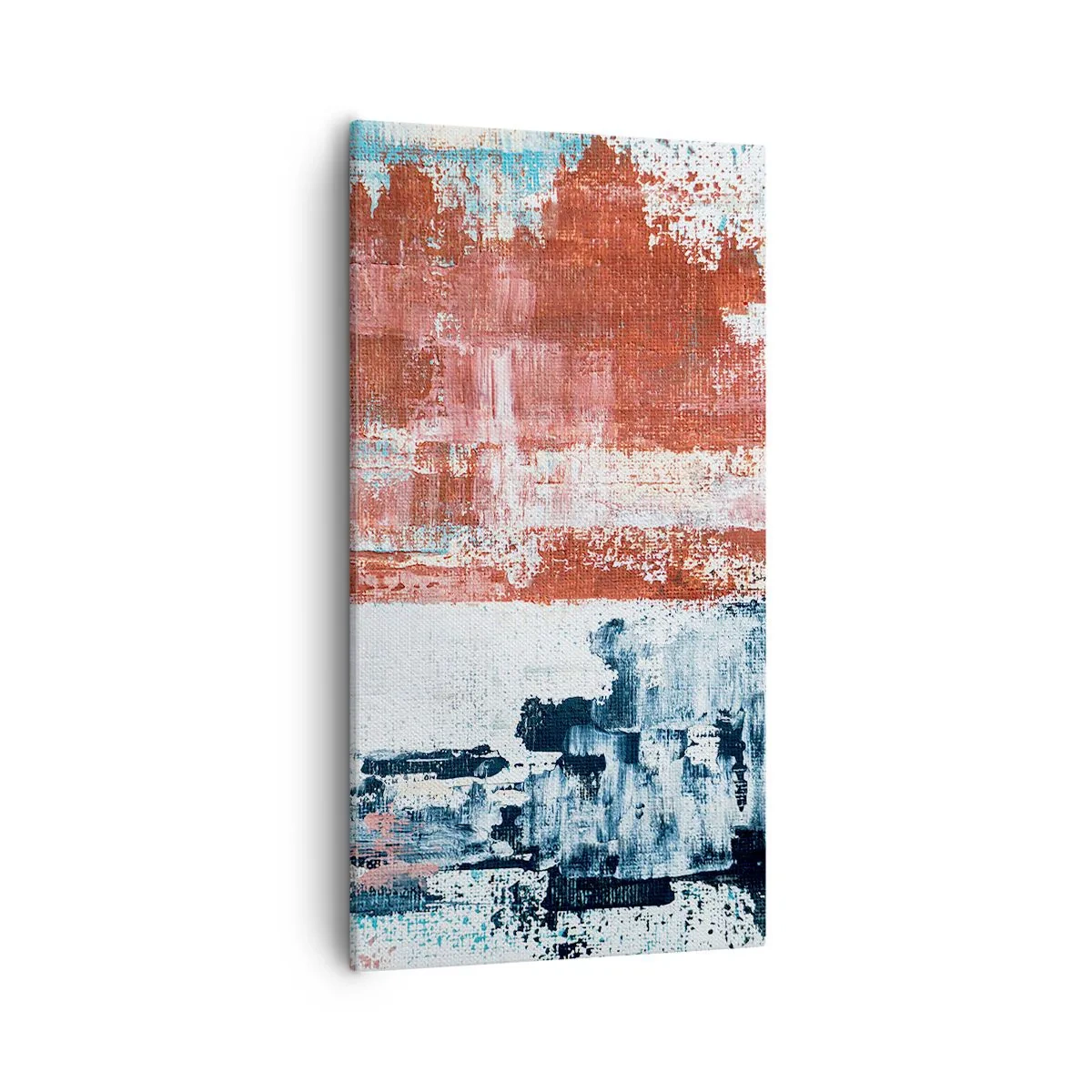 Impression sur toile - Image sur toile - Moitié-moitié abstrait - 55x100 cm