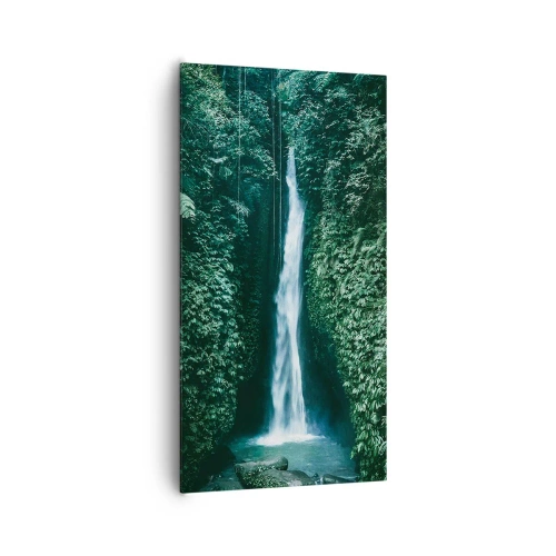 Impression sur toile - Image sur toile - Fontaine tropicale - 65x120 cm