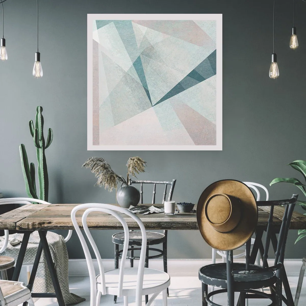 Affiche - Poster - Calme bien que dynamique - 30x30 cm