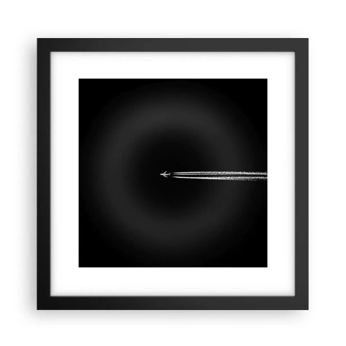 Affiche dans un cadre noir - Poster - Dans une autre dimension - 30x30 cm