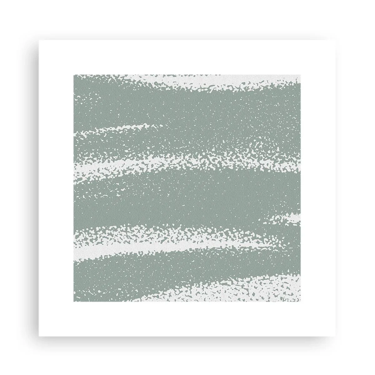 Affiche - Poster - Abstraction dans un climat hivernal - 30x30 cm