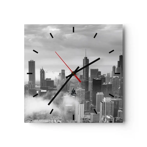 Horloge murale - Pendule murale - Paysage américain - 40x40 cm