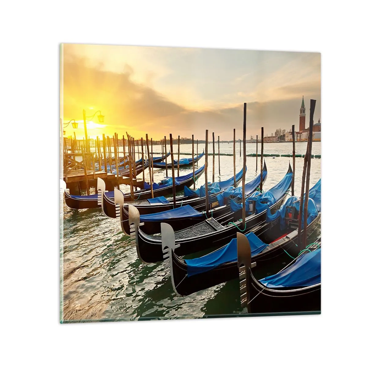 Impression sur verre - Image sur verre - Avant que le vacarme n'arrive - 70x70 cm