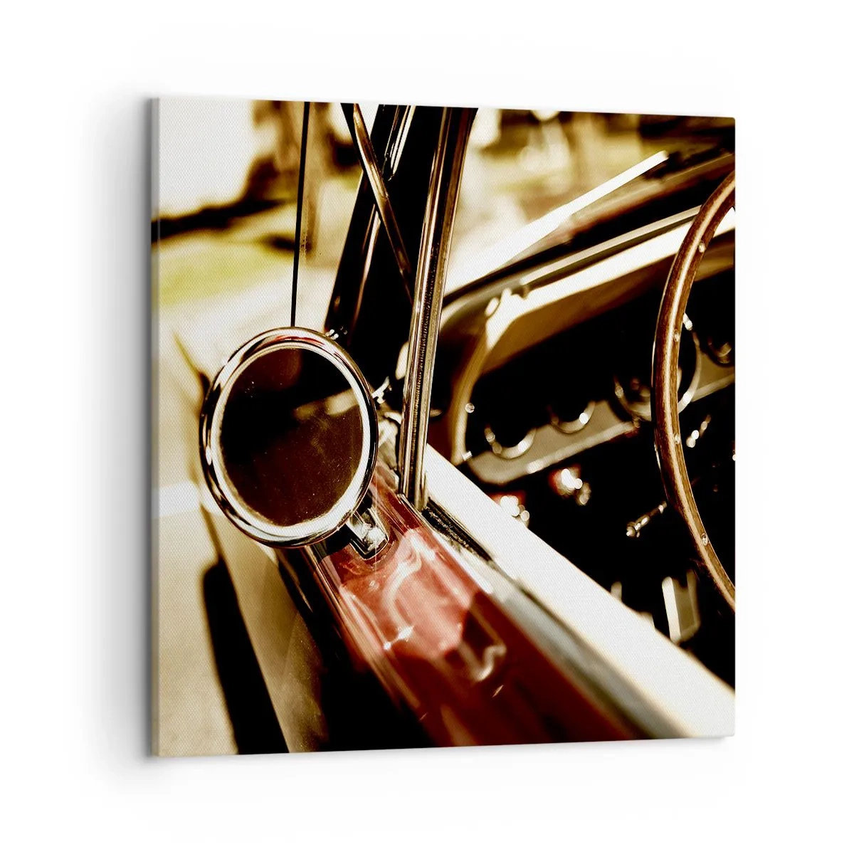 Impression sur toile - Image sur toile - Auto avec une âme - 50x50 cm