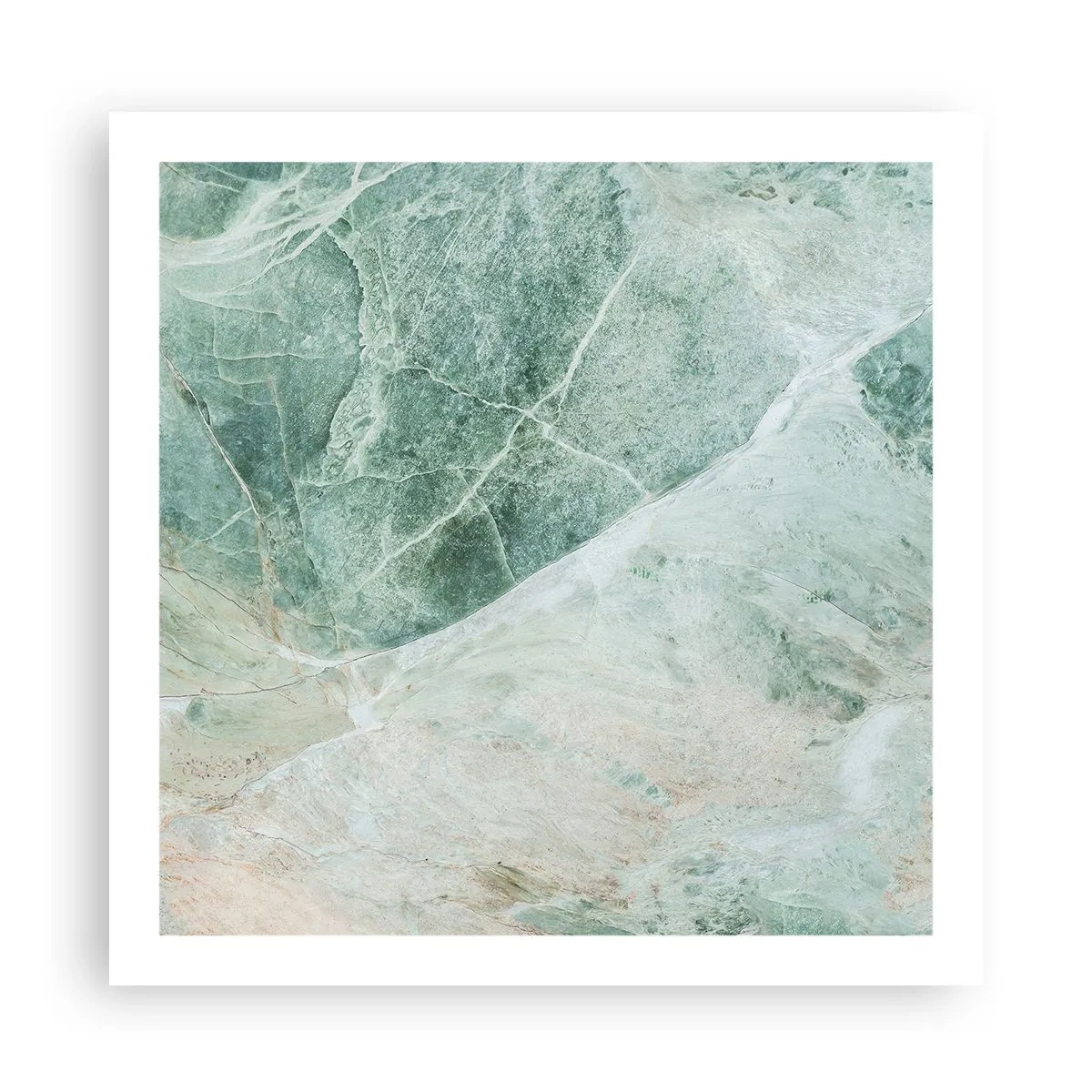 Affiche - Poster - La noble froideur de la pierre - 60x60 cm