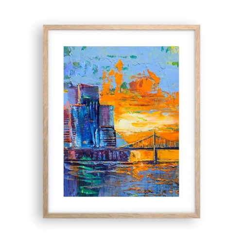 Affiche dans un chêne clair - Poster - Culture et nature - 40x50 cm