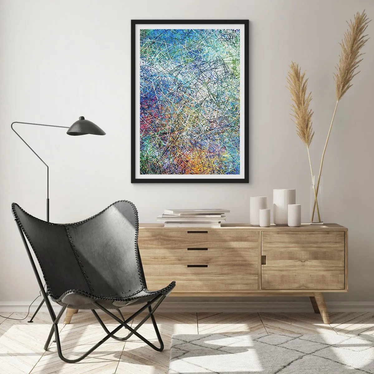 Affiche dans un cadre noir - Poster - Ce n'est pas si simple - 70x100 cm