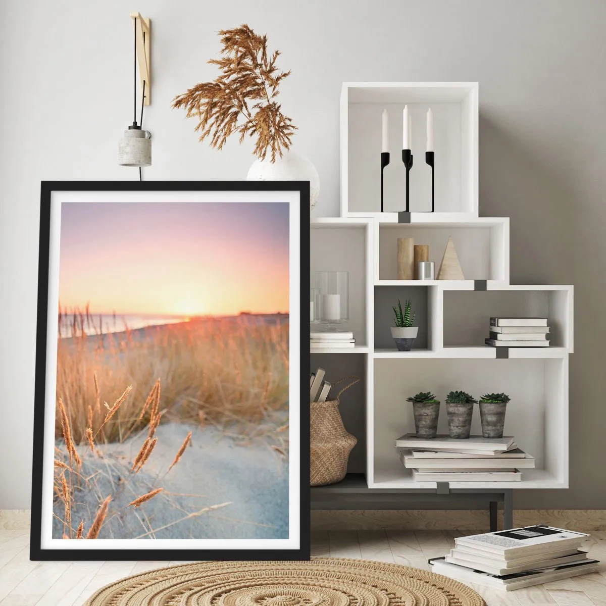 Affiche dans un cadre noir - Poster - Berceuse baltique - 40x50 cm
